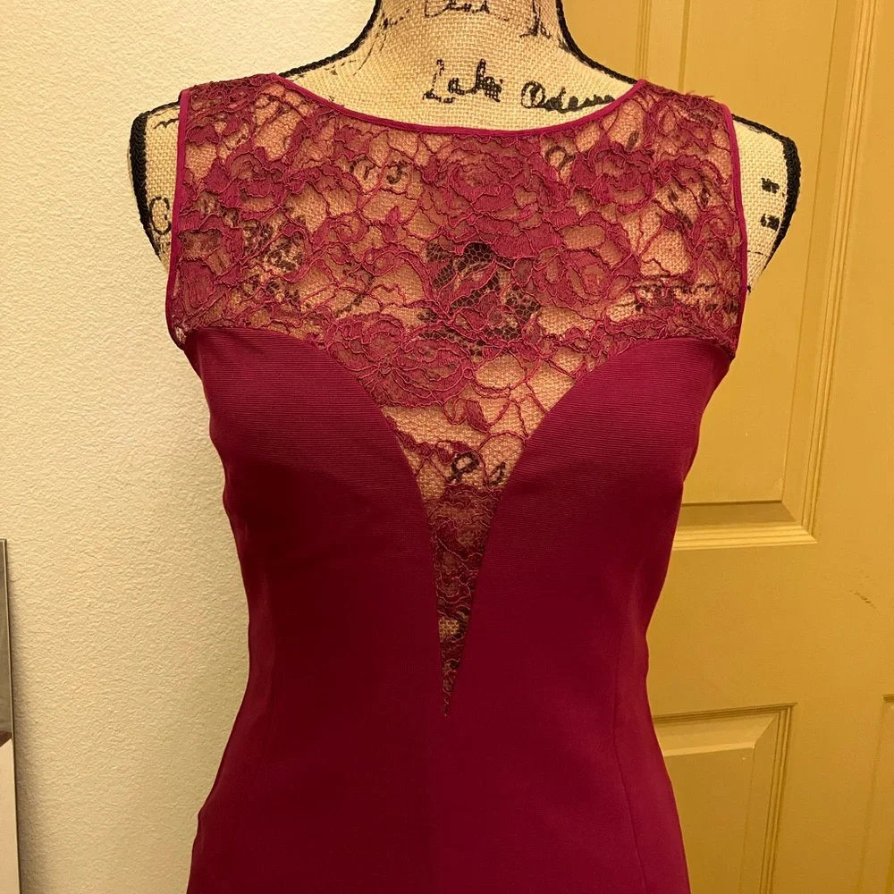 Emilio Pucci beautiful made in Italy bodycon dress lace top sexy 8 medium - Picture 6 of 14